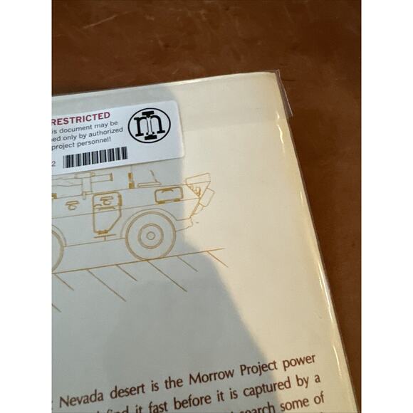 THE MORROW PROJECT "DESERT SEARCH" MORROW PROJECT FILE : R-007 circa 1986 New - Picture 10 of 10
